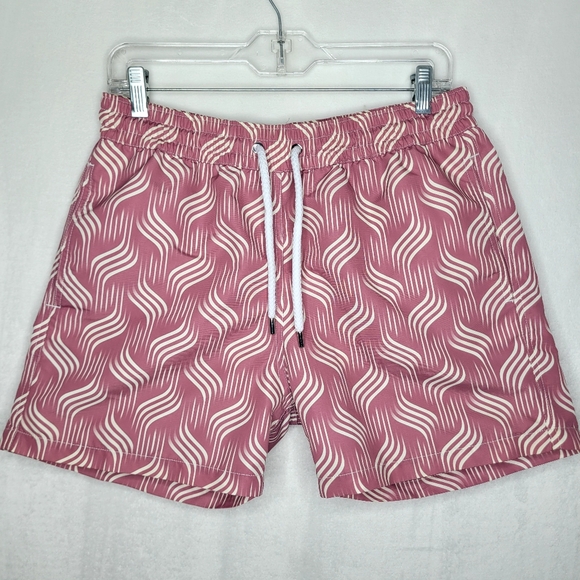 Frescobol Carioca Patterned Swimming Trunks Size Large Short - Picture 1 of 9